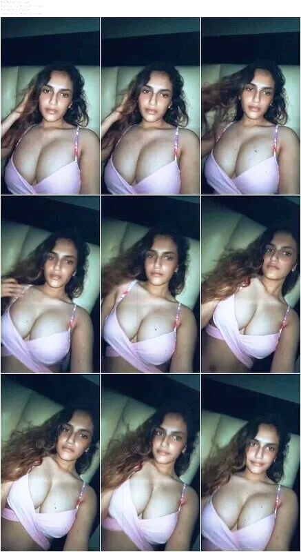 Beautiful Girl Fully Nude Pressing Boobs Showing Ass