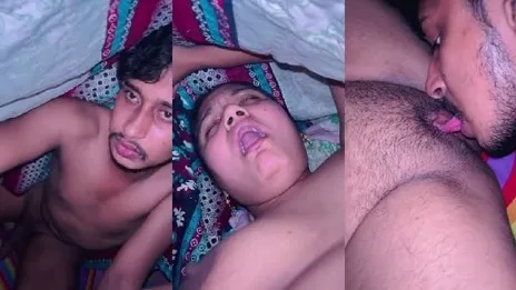 Bhabhi Getting Her Desi Pussy Licked By A Young Boy