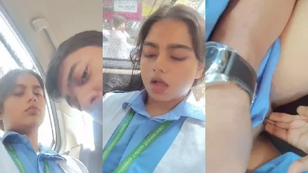 College Girl Moans During Desi Fingering by BF in Car