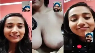 Girl Showed Her Boobs To Sardar Bhai On Nude Video Call