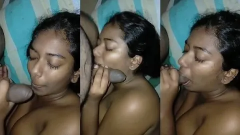 Masalaseen Com sexy Tamil girl sucking dick and balls MMS