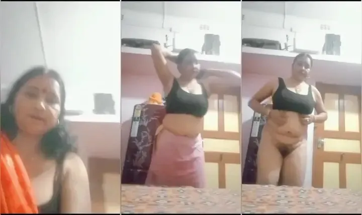 MMS Sex Video of Rajasthani Aunty Seducing for Lund