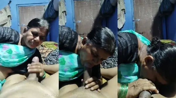 Saas Giving Indian Blowjob To Damad