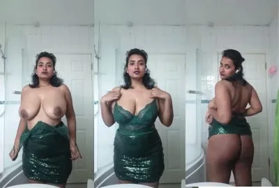 Indian desi sex Amil is a naked woman who strips to reveal her enormous breasts and ass.
