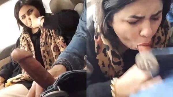 Creampied After Quick Car Blowjob